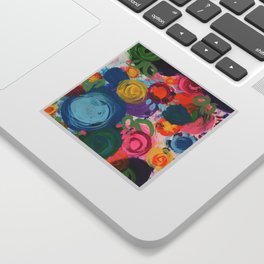 Bustin out blooms Sticker