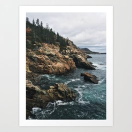 Coastal Acadia Art Print
