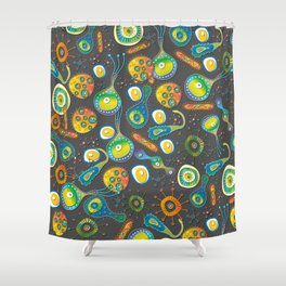 Primordial Ooze Shower Curtain