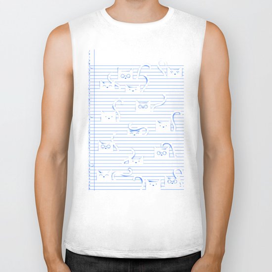 Fuzzy Homework {clean} Biker Tank