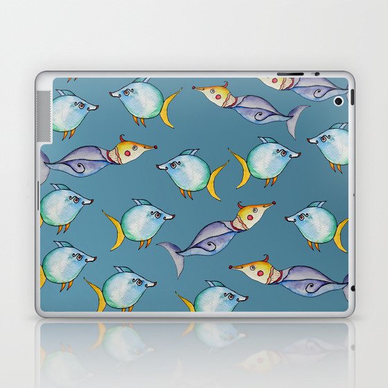 Bizarre Fishes Laptop & iPad Skin