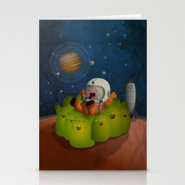 Welcome to mars! Stationery Cards