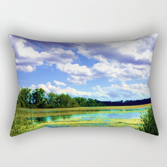 Lake Wingra, Wisconsin Rectangular Pillow