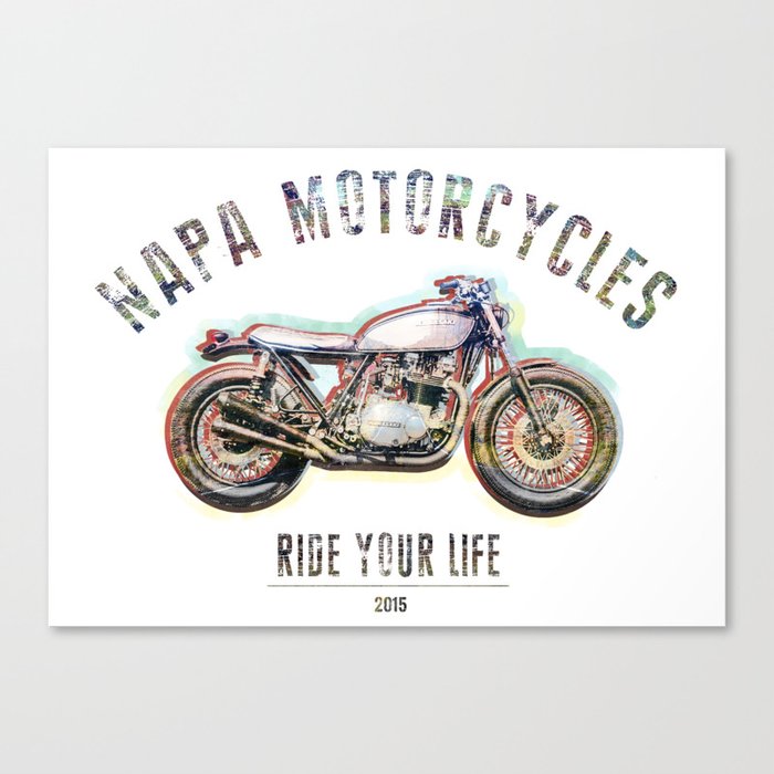 Napa Motorcycles Canvas Print