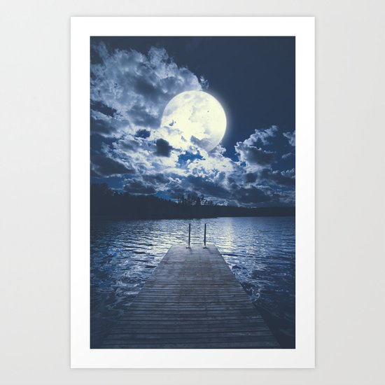 Bottomless dreams Art Print