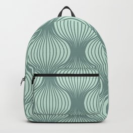 Lotus Swirl in sage Backpack