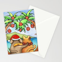 Hawaii Christmas Card Ornament Hawaiian Design Stationery Cards