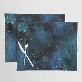 Dreamland turquoise black Placemat