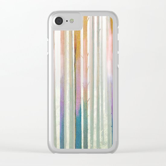 Winter Forest Clear iPhone Case