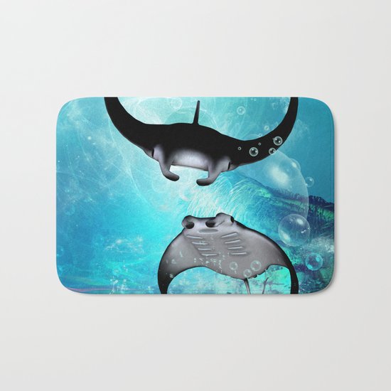 Manta Rays Bath Mat