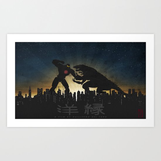 Kaiju Warriors - Pacific Rim Art Print