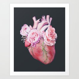 Anatomical Heart Art Prints For Any Decor Style Society6