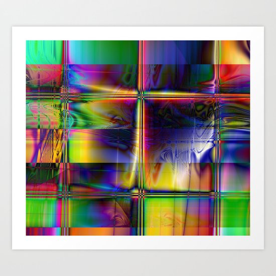 Plaid Art Print