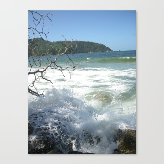 Crash Canvas Print