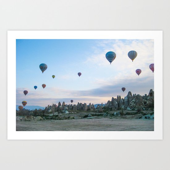 Hot Air Balloons Art Print