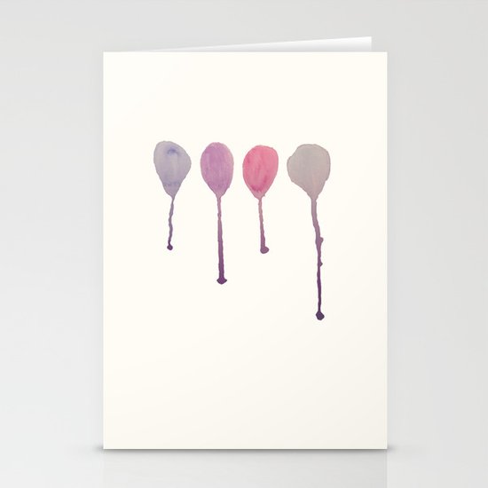 Balloons Stationery Cards