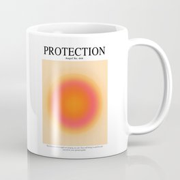 Gradient Angel Numbers: Angel Number 444 - Protection Coffee Mug