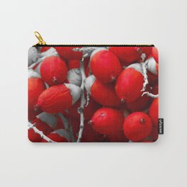 Manila Palm Red Carry-All Pouch