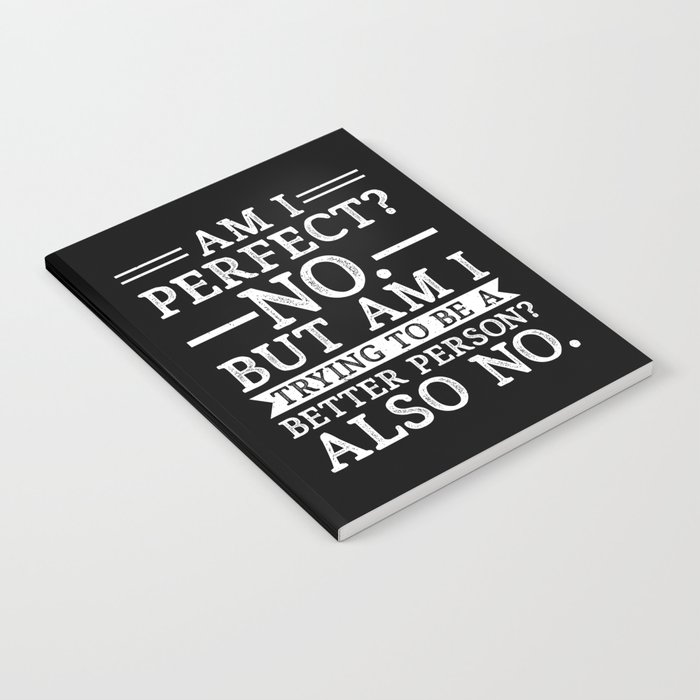 Funny Sarcastic Vintage Quote Notebook