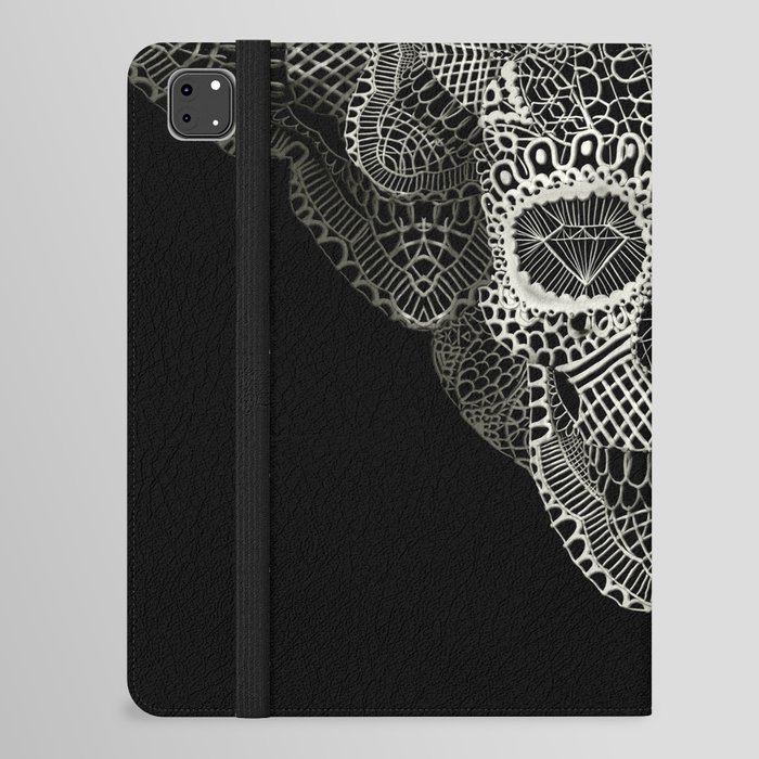 Lace Skull iPad Folio Case