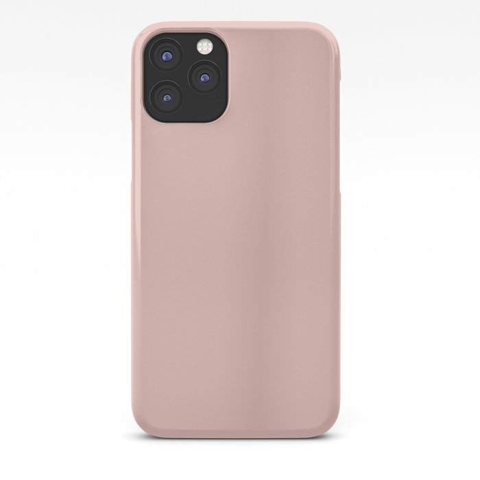 Solid Color Rose Gold Pink iPhone Case