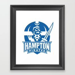 Hampton Pirates Framed Art Print