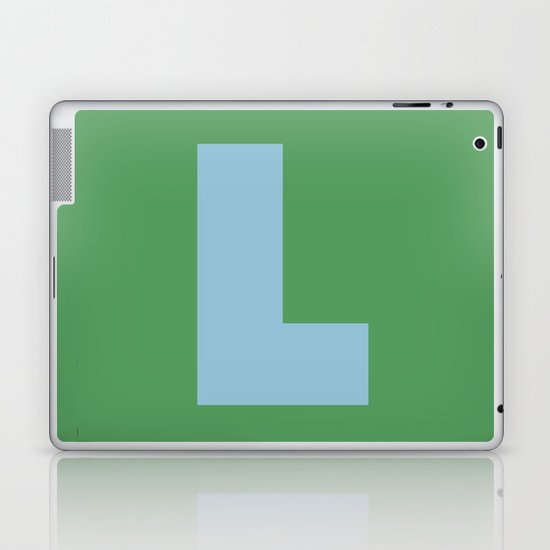 Light Blue L Laptop & iPad Skin