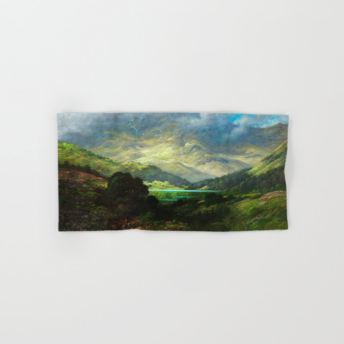 The Scottish Highlands by Gustave Dore Hand & Bath Towel