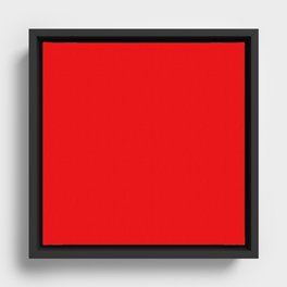 Roman Empire Red Framed Canvas