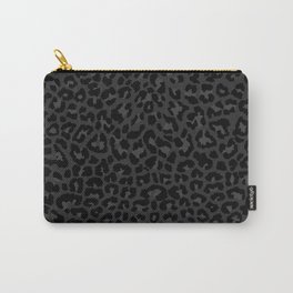 Dark abstract leopard print Carry-All Pouch
