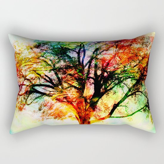 Fall Tree Rectangular Pillow