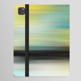 Ocean View - Colorful Yellow And Blue Art iPad Folio Case