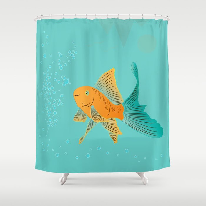 Sea Shower Curtain By Hk Chik Society6, Under The Sea Shower Curtain