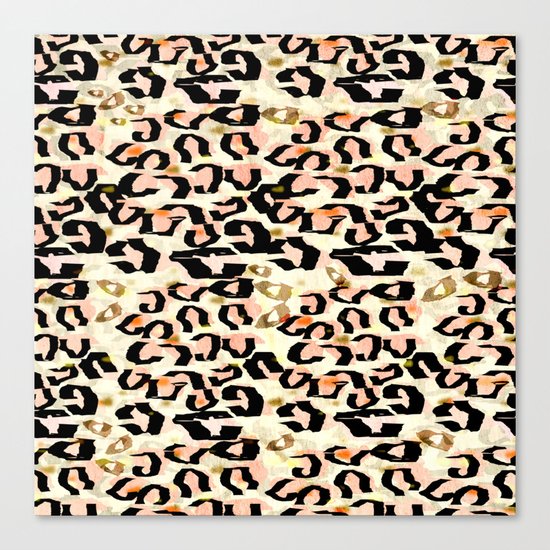 Abstract Leopard Print Canvas Print