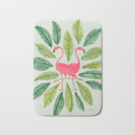 Flamingos Bath Mat
