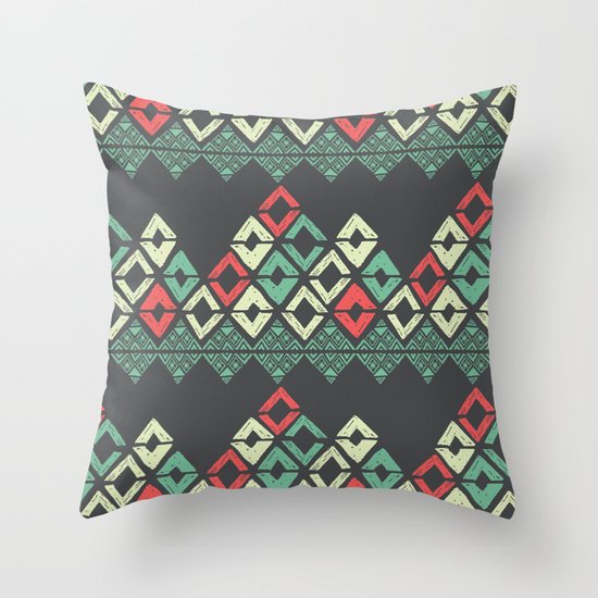 Chevron Hills Throw Pillow