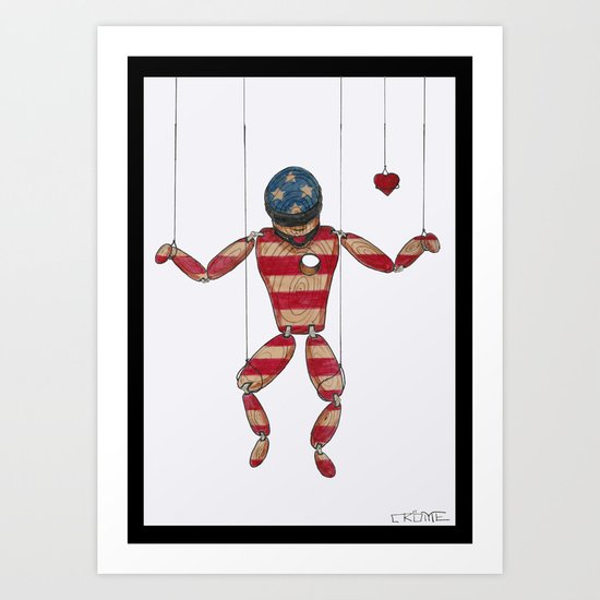 American Puppet Art Print