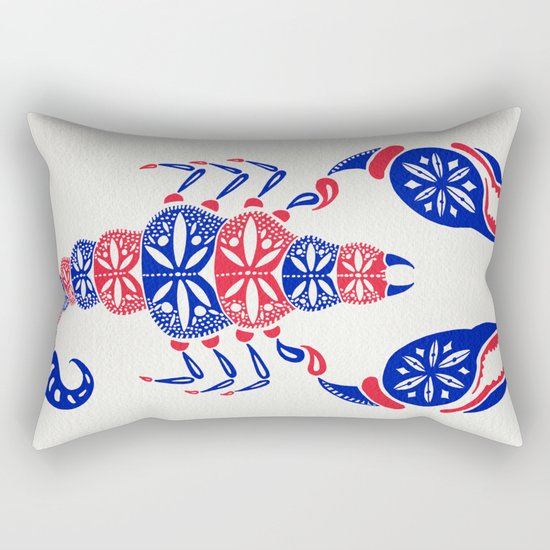 Patriotic Scorpion Rectangular Pillow