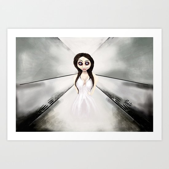 I feel like a ghost. Art Print