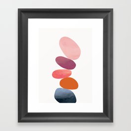 Balancing Stones 23 Framed Art Print