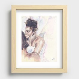 Baby Come Lie with Me Recessed Framed Print