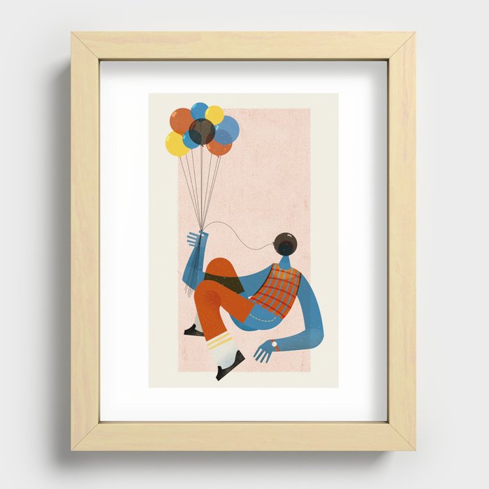 AirHead Recessed Framed Print