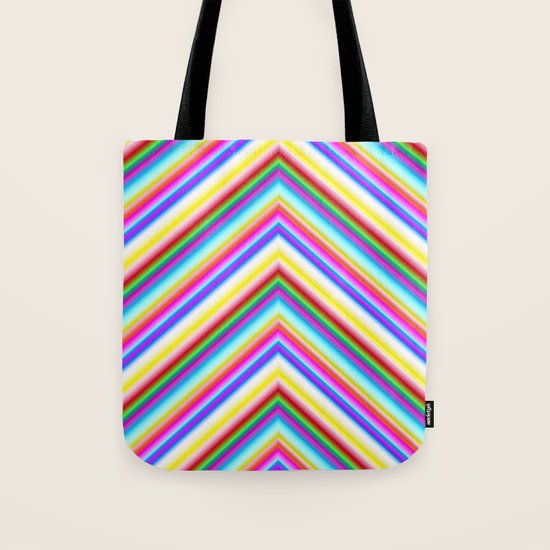 Chevron 8 Tote Bag