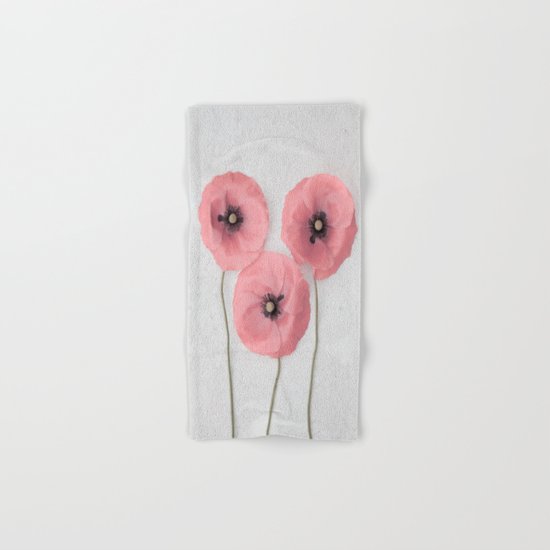 Pink Poppies Hand & Bath Towel
