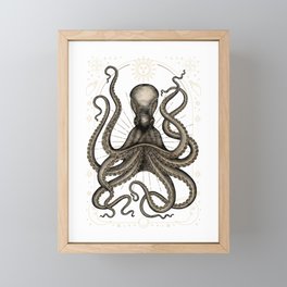 Celestial Octopus Framed Mini Art Print