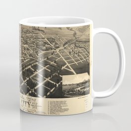 Bird's Eye View of Miles City, Montana (1883) Coffee Mug