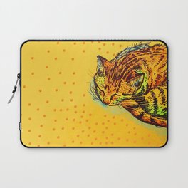 Cat Shimmie (ochre paper)  Laptop Sleeve
