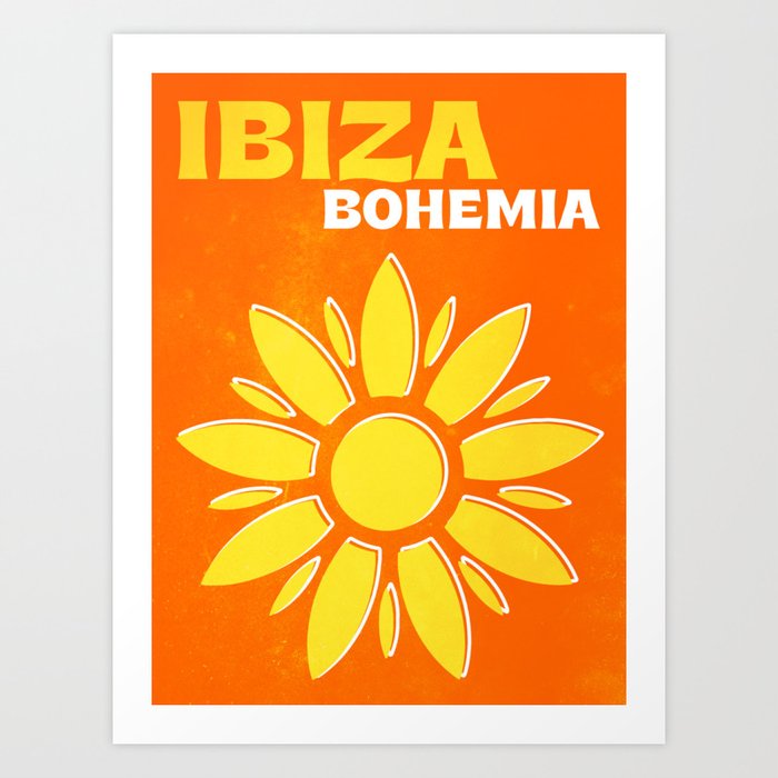 Ibiza: Vintage Travel Colour Series 02 Art Print