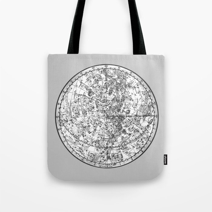 Astronomy Grey Tote Bag