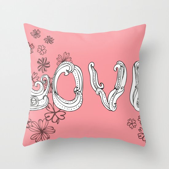 love. Throw Pillow